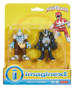 Fisher-Price Imaginext MMPR Squat & Baboo Action Figure