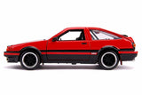 Jada 1:24 JDM Tuners - 1986 TOYOTA TRUENO AE86 RED & BLACK