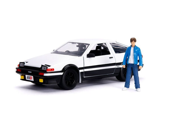 Jada 1:24 Initial D Toyota Trueno AE86 with Takumi Figure