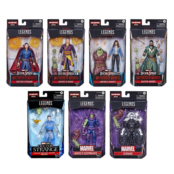 Hasbro Marvel Legends Doctor Strange in the Multiverse of Madness - Set of 7 (Rintrah BAF)