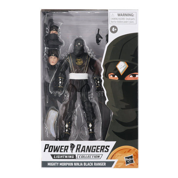 Hasbro Power Rangers Lightning Collection Mighty Morphin Ninja Black Ranger