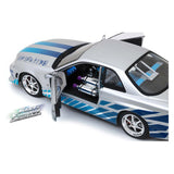 Greenlight Artisan Collection Fast & Furious 1:18 Brian's 1999 Nissan Skyline GT-R (BNR34)
