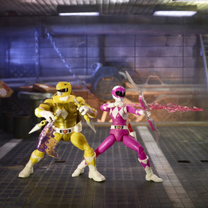 Hasbro Power Rangers X Teenage Mutant Ninja Turtles Lightning Collection Morphed Michelangelo and Morphed April O’Neil