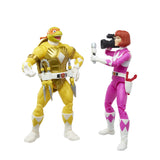 Hasbro Power Rangers X Teenage Mutant Ninja Turtles Lightning Collection Morphed Michelangelo and Morphed April O’Neil