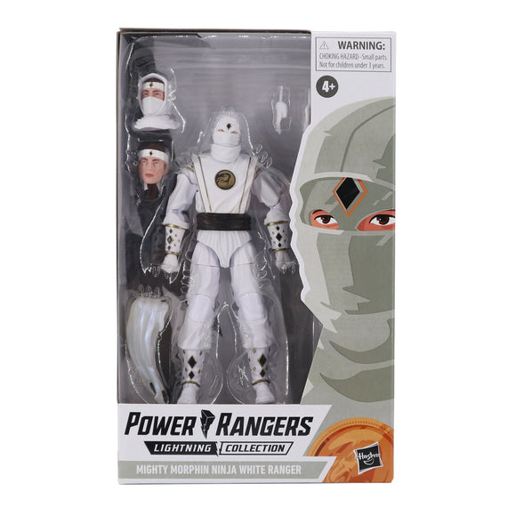 Hasbro Power Rangers Lightning Collection Mighty Morphin Ninja White Ranger