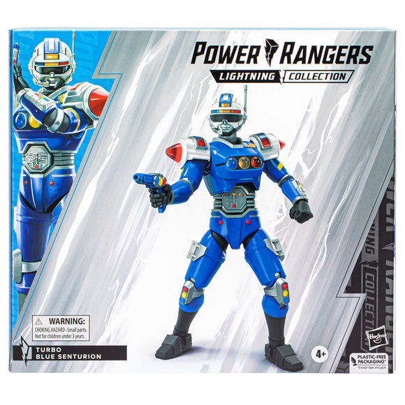 Hasbro Power Rangers Lightning Collection Turbo Blue Senturion