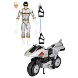 Hasbro Power Rangers Lightning Collection In Space Silver Ranger & Silver Cycle
