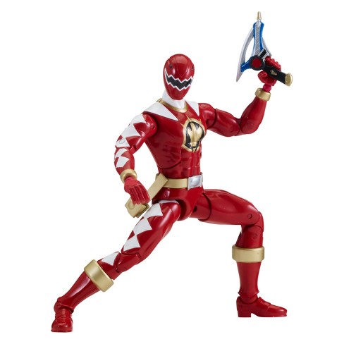 thumbnail image 2 of Power Rangers In Space 6.5" Red Ranger Legacy Collectible Figure With Megazord Piece 2 of 12