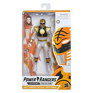 Hasbro Power Rangers Lightning Collection Mighty Morphin Metallic White Ranger
