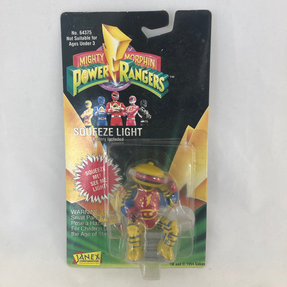Janex Corporations 1994 Mighty Morphin Power Rangers Alpha 5 Squeeze Light