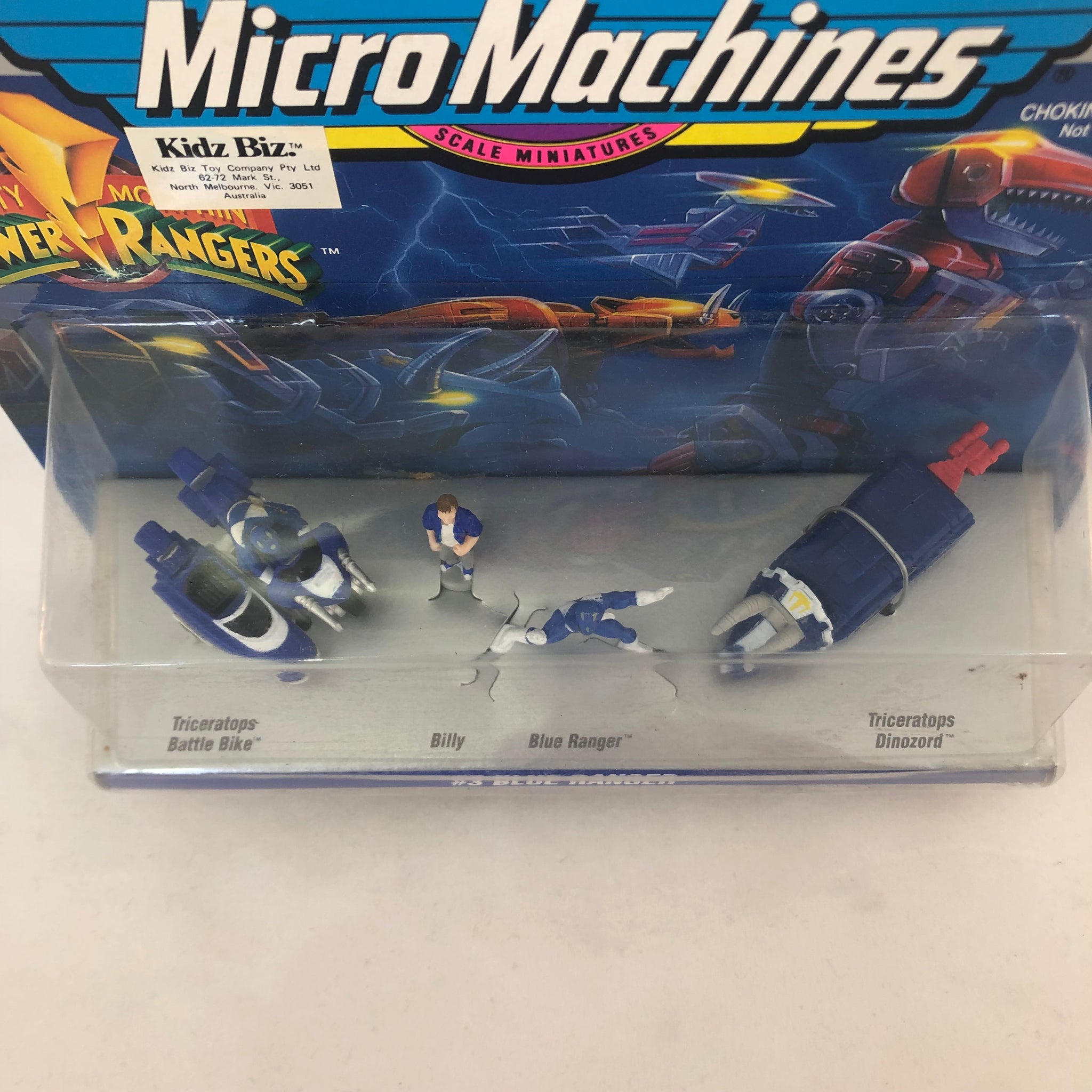 Micro Machines Power Rangers - Red Ranger - Galoob 1994 - Neuf Sous Blister