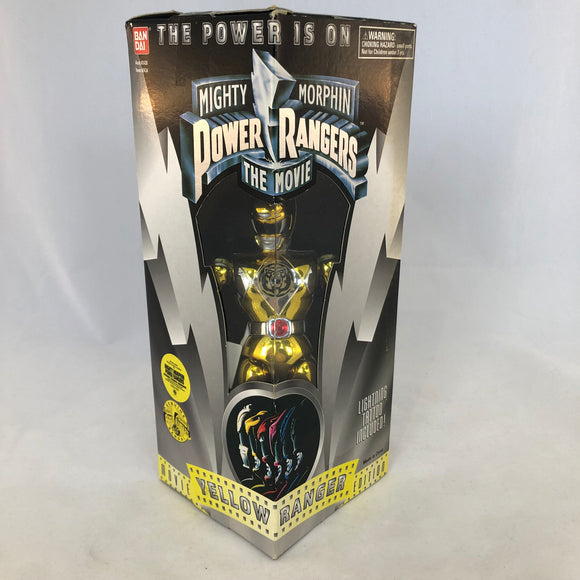 Bandai 1995 Boxed MMPR The Movie 8 Inch Yellow Ranger