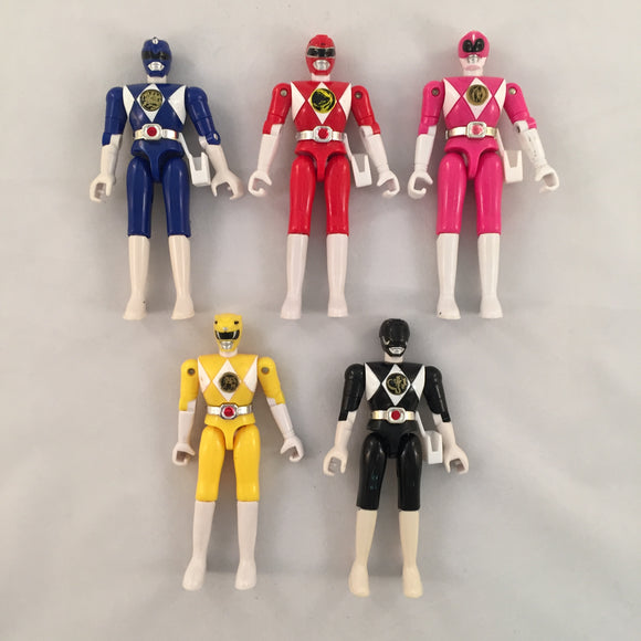 1994 Bandai MMPR Thunderbike Figures