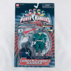 1997 Power Rangers Turbo Head And Cannon Take Aim! Cannon Fires! Green Turbo Ranger