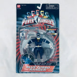 1997 Power Rangers Turbo Stand And Defend Action! Weapon Thrust Action! Blue Turbo Ranger