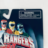 1997 Power Rangers Turbo Stand And Defend Action! Weapon Thrust Action! Blue Turbo Ranger
