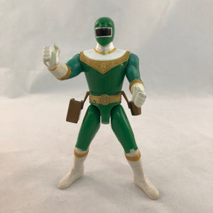 Bandai 1996 Power Rangers Zeo Hatchet Action Green Ranger – 5.5 inch