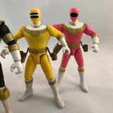 Bandai 1996 5.5 Inch Action Feature Zeo Rangers Set