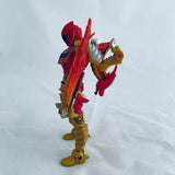 Bandai 2006 Power Rangers Mystic Force Red Power Ranger to Fury Dragon