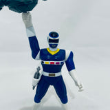 1998 Bandai Power Rangers In Space Blue Mega Launching Power Ranger