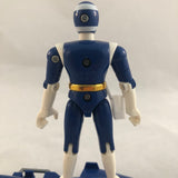 1998 Bandai Power Rangers In Space Blue Galaxy Glider with Figure