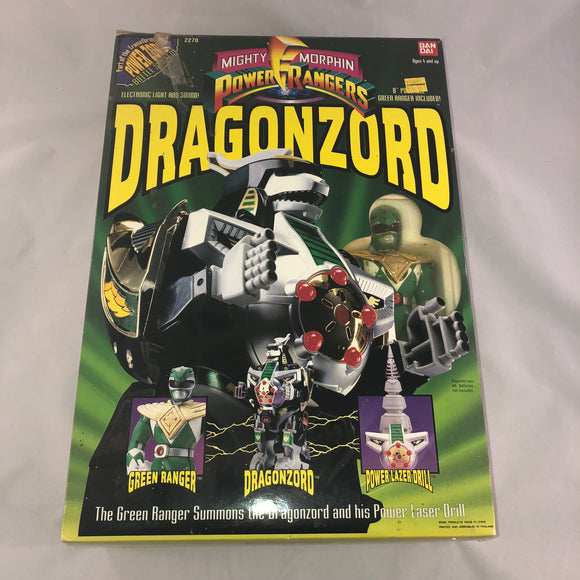 1993 Bandai MMPR Dragonzord with Green Ranger (Boxed)