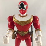 1995 Bandai 8 Inch Action Feature Zeo Red Ranger