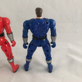 2001 Bandai Power Rangers Time Force Automorphin Red, Green & Blue Rangers