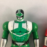2001 Bandai Power Rangers Time Force Automorphin Red, Green & Blue Rangers