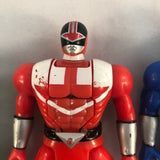 2001 Bandai Power Rangers Time Force Automorphin Red, Green & Blue Rangers