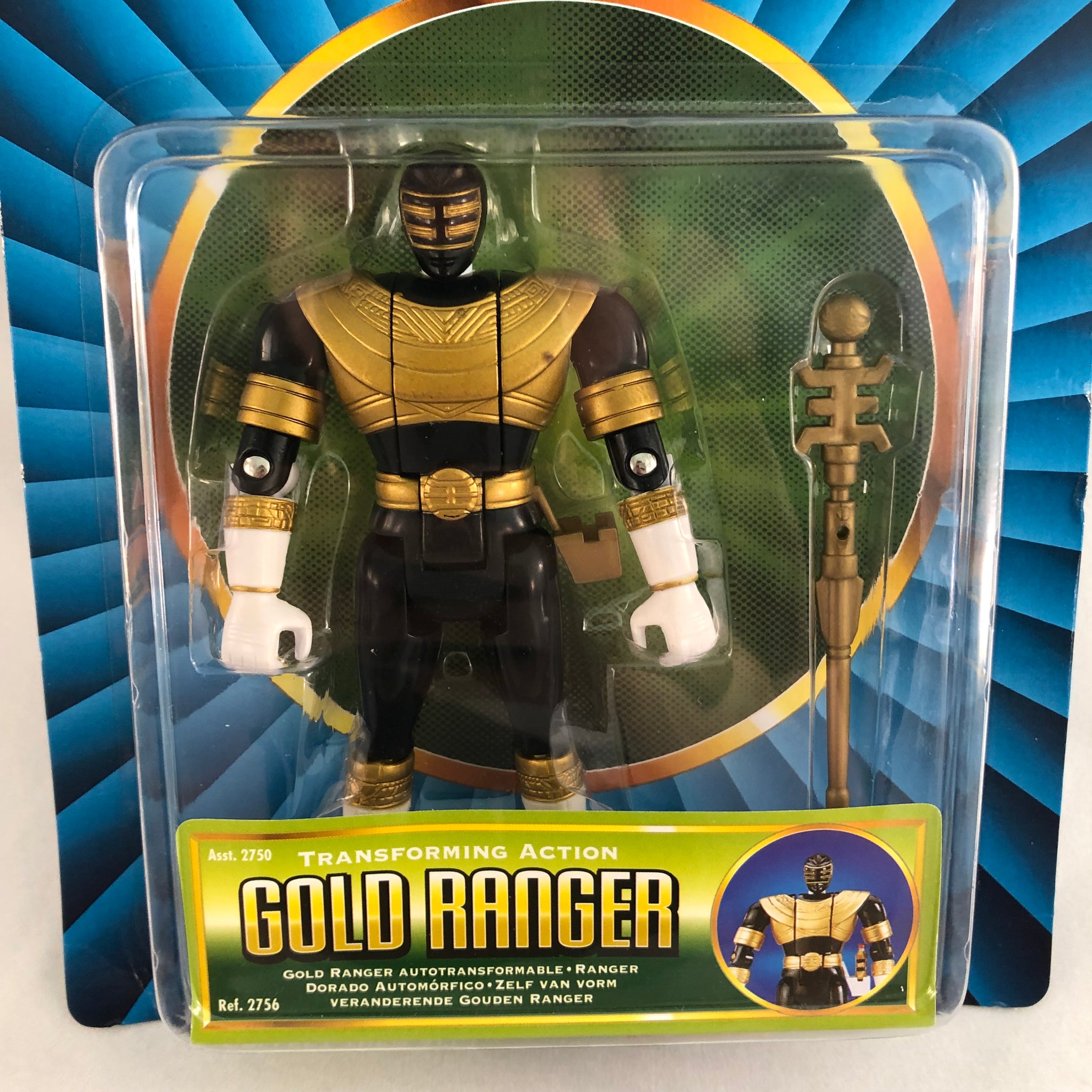 1997 Bandai Auto-Morphin Zeo Gold Ranger (Carded) – Angel Grove Toys \u0026  Collectables