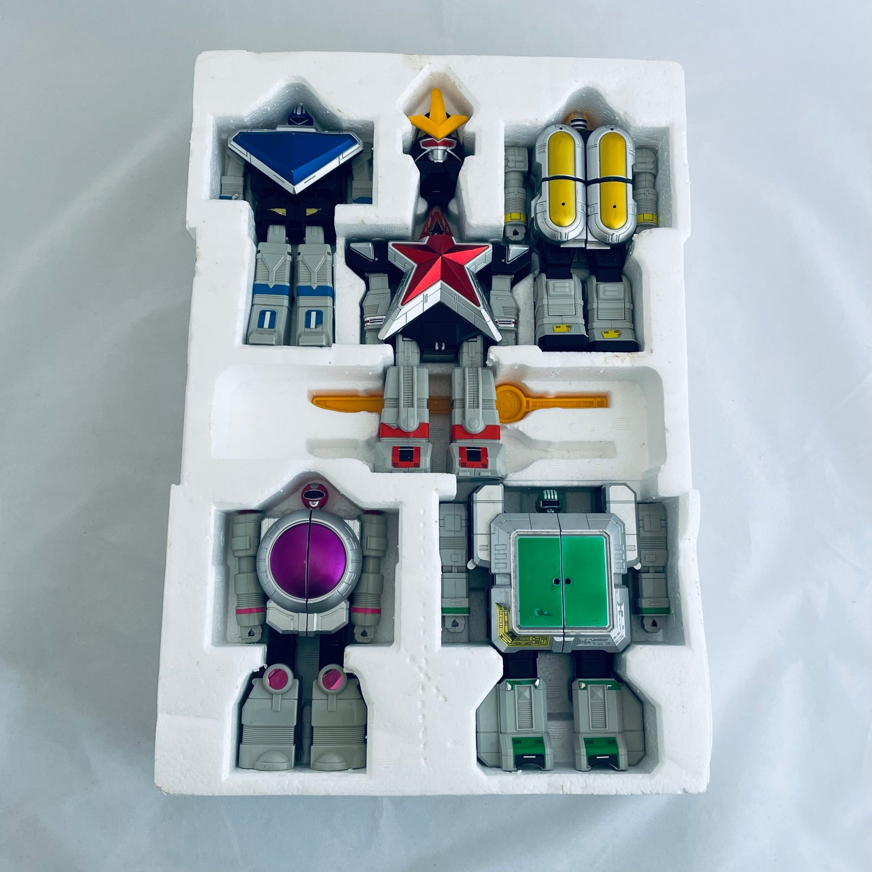 1996 Bandai Power Rangers Zeo Deluxe Super Zeo Megazord (boxed