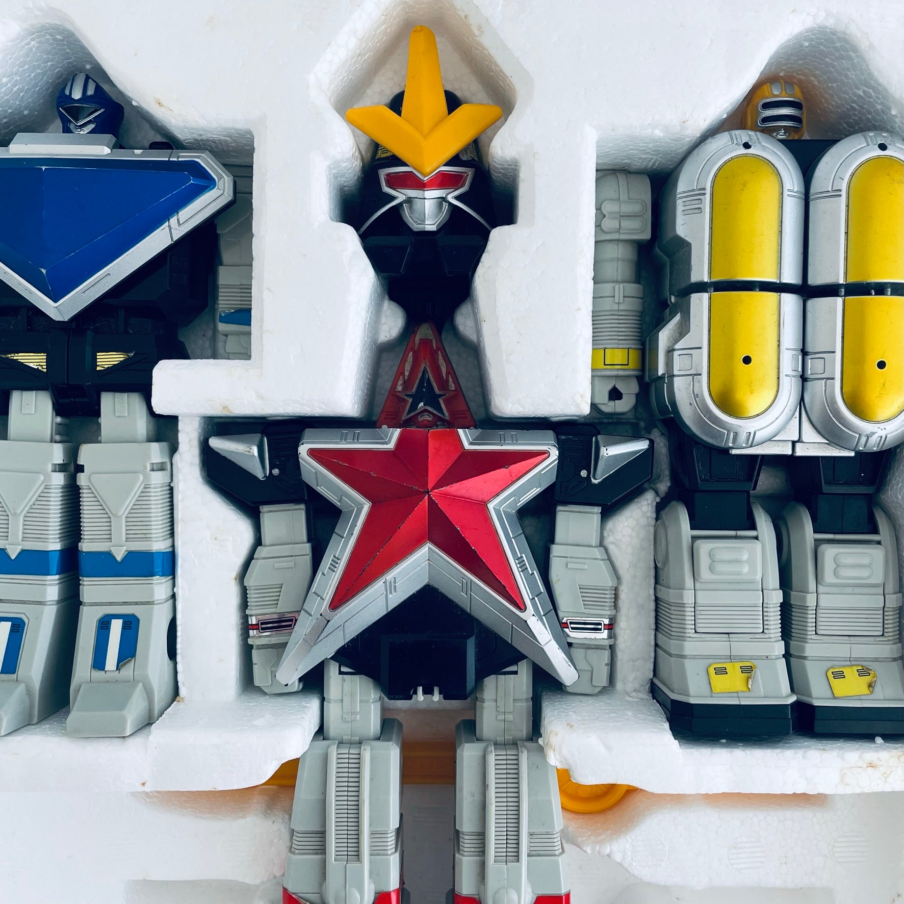 1996 Bandai Power Rangers Zeo Deluxe Super Zeo Megazord (boxed