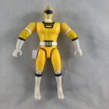 Bandai 1997 Lifts And Swings Power Weapons! Yellow Turbo Ranger