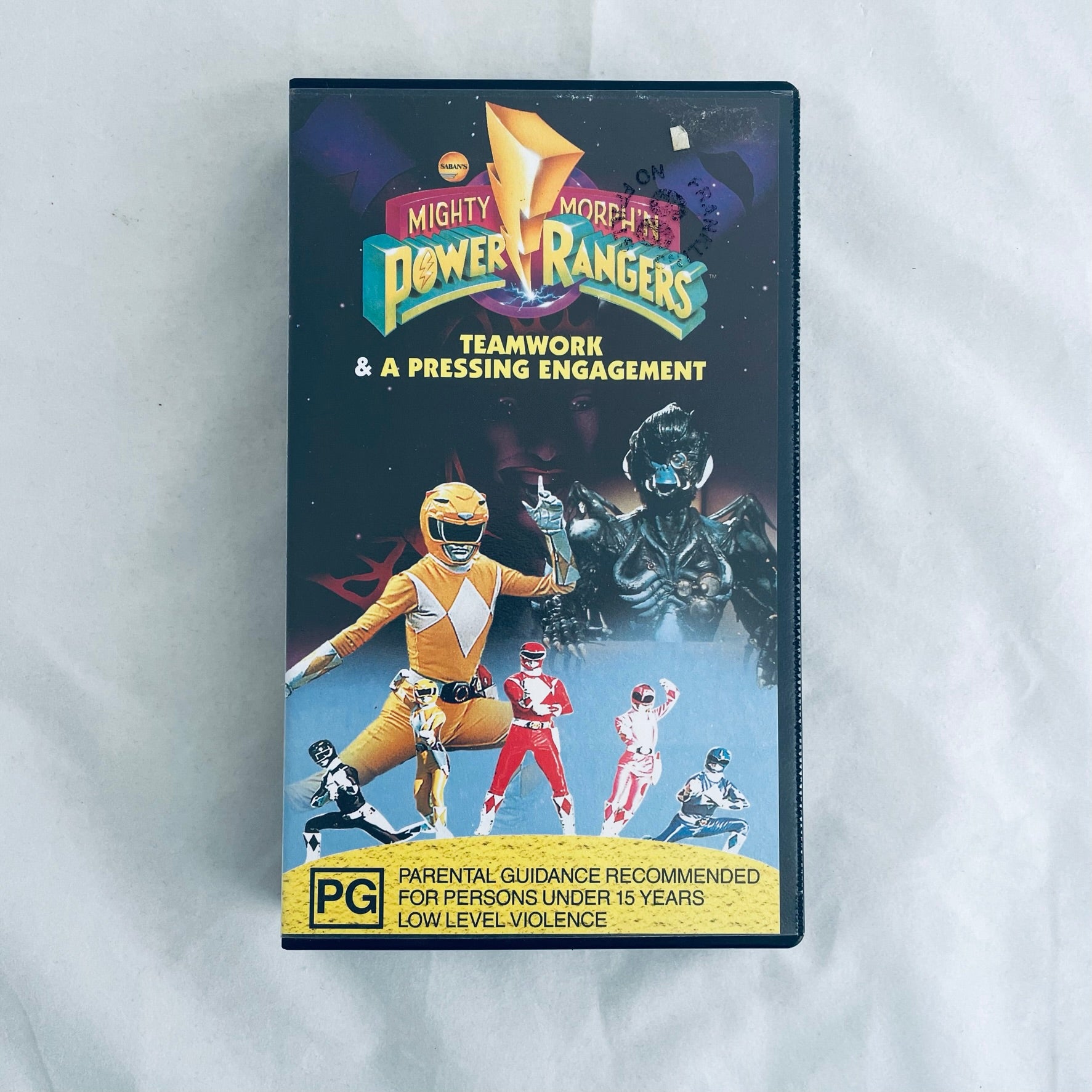 Mmpr Temwork 1993 MMPR Teamwork & A Pressing Engagement VHS – Angel Grove Toys ...
