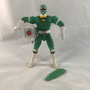 Bandai 1997 Power Rangers Turbo - Rapid Turbo Fire Action! Green Turbo Ranger