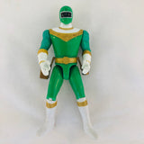 Bandai 1996 Power Rangers Zeo Hatchet Action Green Ranger – 5.5 inch