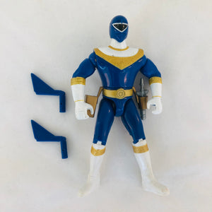 Bandai 1996 Power Rangers Zeo Axe Action Blue Ranger – 5.5 inch