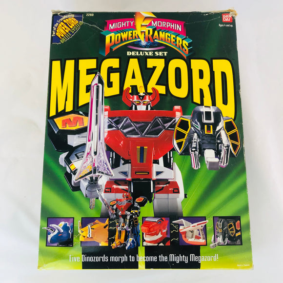 Bandai 1993 Mighty Morphin Power Rangers Deluxe Megazord (Boxed)