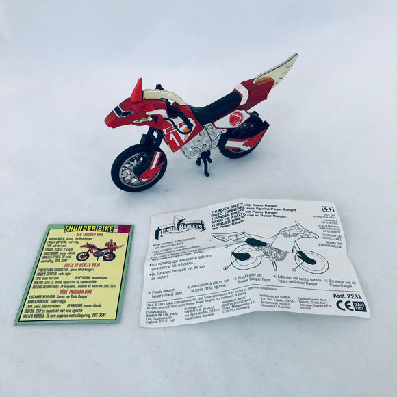 Bandai 1994 MMPR Red Thunder Bike
