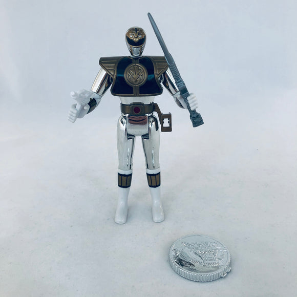 Bandai 1995 MMPR Movie 5.5 Inch White Ranger Figure