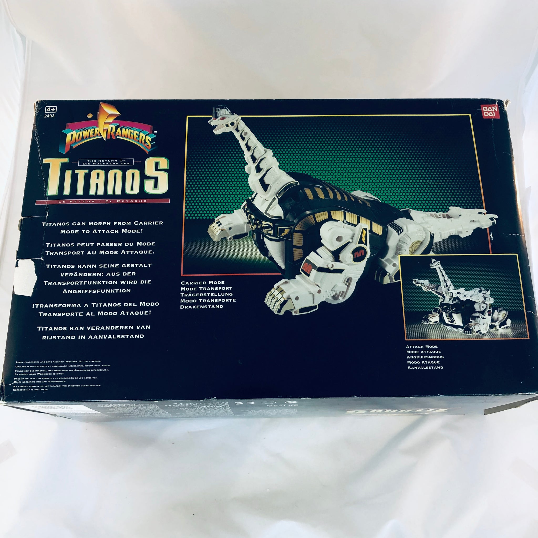 Bandai 1993 Mighty Morphin Power Rangers Titanus the Carrier Zord