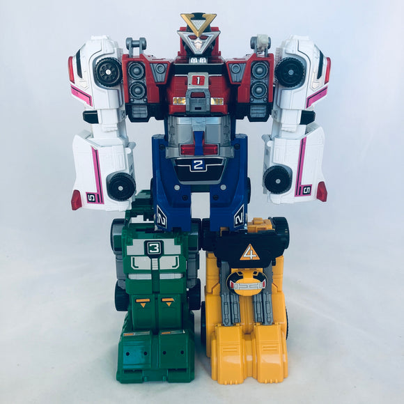 Bandai 1997 Power Rangers Turbo Deluxe Double Morphin Rescue Megazord