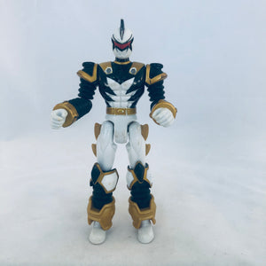 Bandai 2004 Power Rangers Dino Thunder White Quadro Super-Battlized Power Ranger