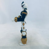 Bandai 2004 Power Rangers Dino Thunder White Quadro Super-Battlized Power Ranger