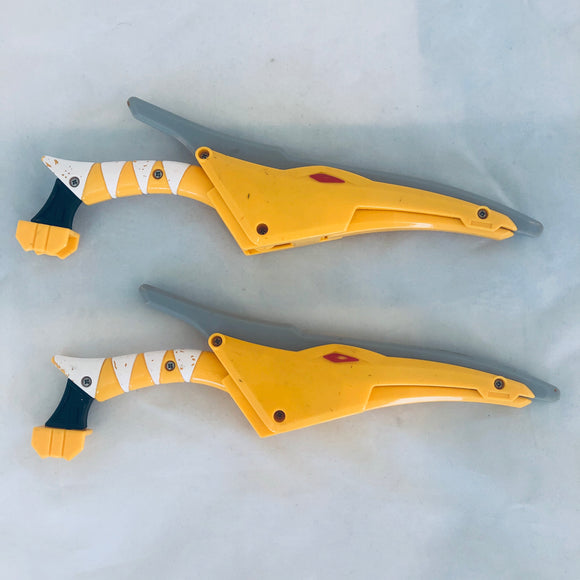 Bandai 2004 Power Rangers Dino Thunder Yellow Z-Rex Blasters