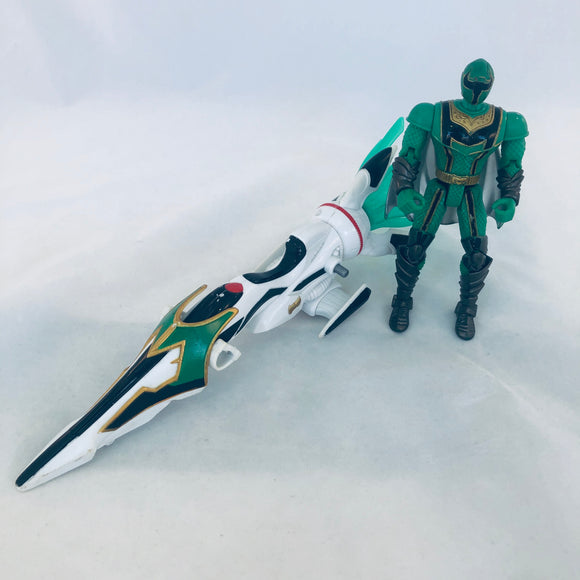 Bandai 2006 Power Rangers Mystic Force Green Power Ranger with Mystic Racer