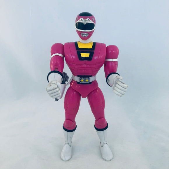 Bandai 1997 Power Rangers Turbo Repeating Turbo Punching Action Pink Ranger