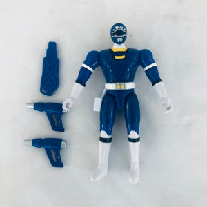Bandai 1997 Right And Left Aiming Action! Blue Turbo Ranger