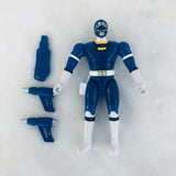 Bandai 1997 Right And Left Aiming Action! Blue Turbo Ranger